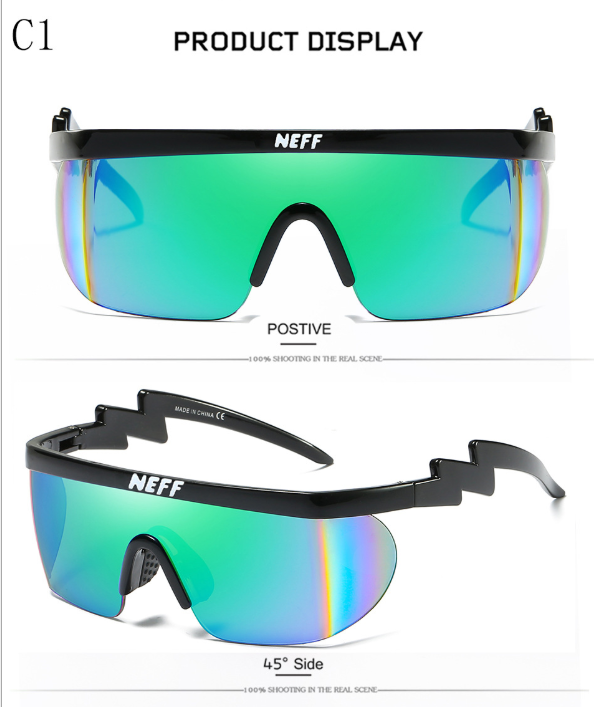 New Fashion Brand Neff Sunglasses Vintage Sun Glasses Coating Eyewear Driving Men/Women Oculos De Sol