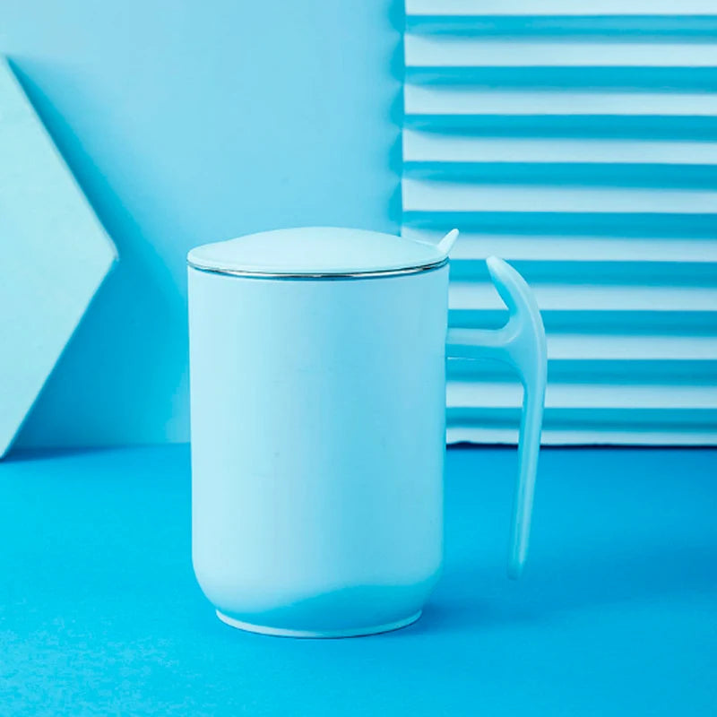 Edelstahl-Becher 500ml mit Deckel – Doppelwandig & Hitzebeständig