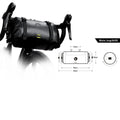 Wasserdichte Fahrrad-Lenkertasche 8L – Fronttasche Trunk Pannier in Schwarz