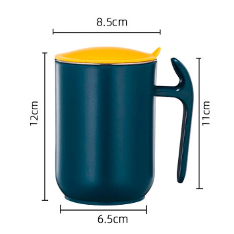 Edelstahl-Becher 500ml mit Deckel – Doppelwandig & Hitzebeständig