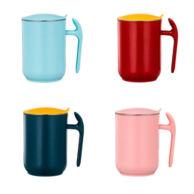 Edelstahl-Becher 500ml mit Deckel – Doppelwandig & Hitzebeständig
