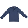 Kinder UV-Poloshirt mit Langarm und weichem Kragen – Junior (UPF 50)