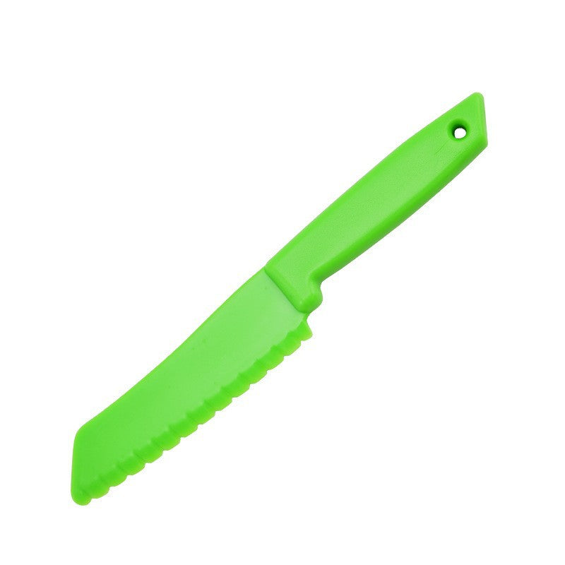 Kindersicherheits-Messer-Set 4-teilig – Lernküche, Kunststoffmesser, Brot & Backwaren