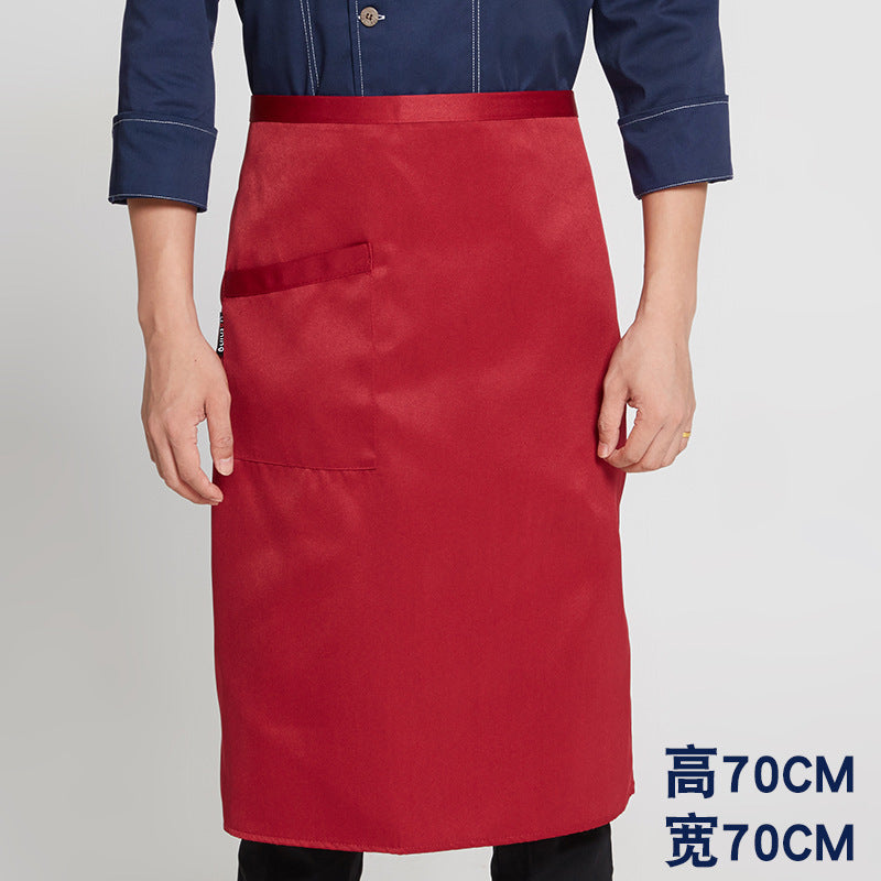 Küchenschürze Halbschürze – Unisex Polyester-Schürze für Gastronomie & Haushalt