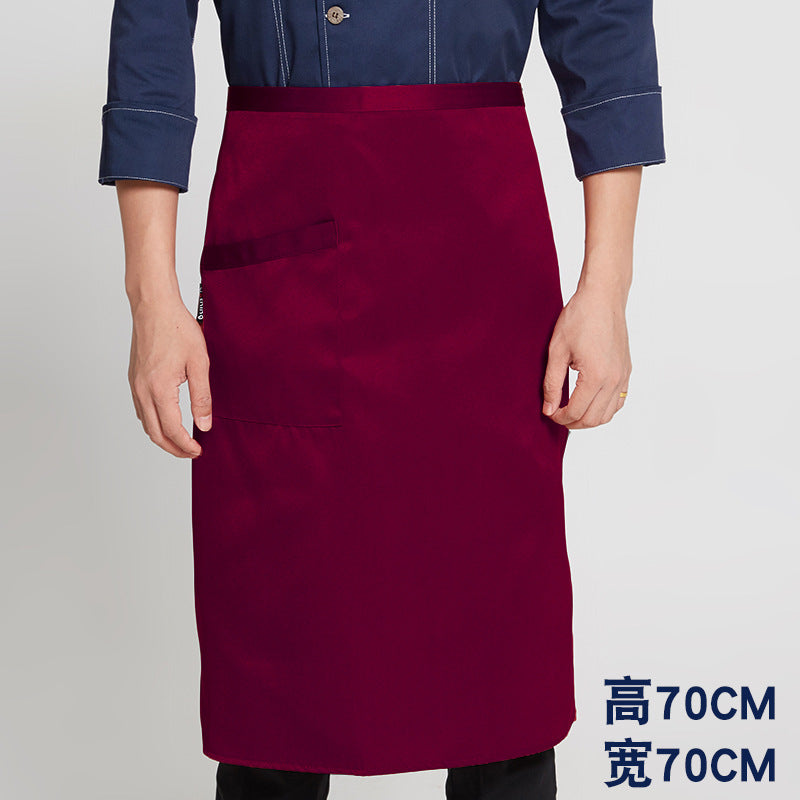 Küchenschürze Halbschürze – Unisex Polyester-Schürze für Gastronomie & Haushalt