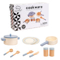 Holz-Spielküche Kinder – Simulations-Küchen-Spielzeugset aus Holz für Kindergarten & Zuhause