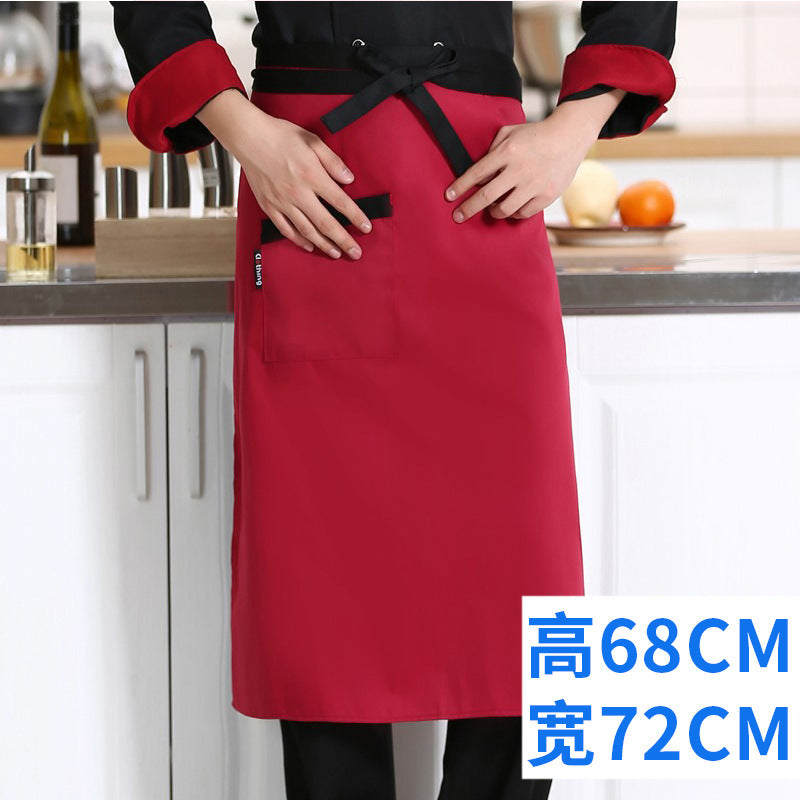 Küchenschürze Halbschürze – Unisex Polyester-Schürze für Gastronomie & Haushalt
