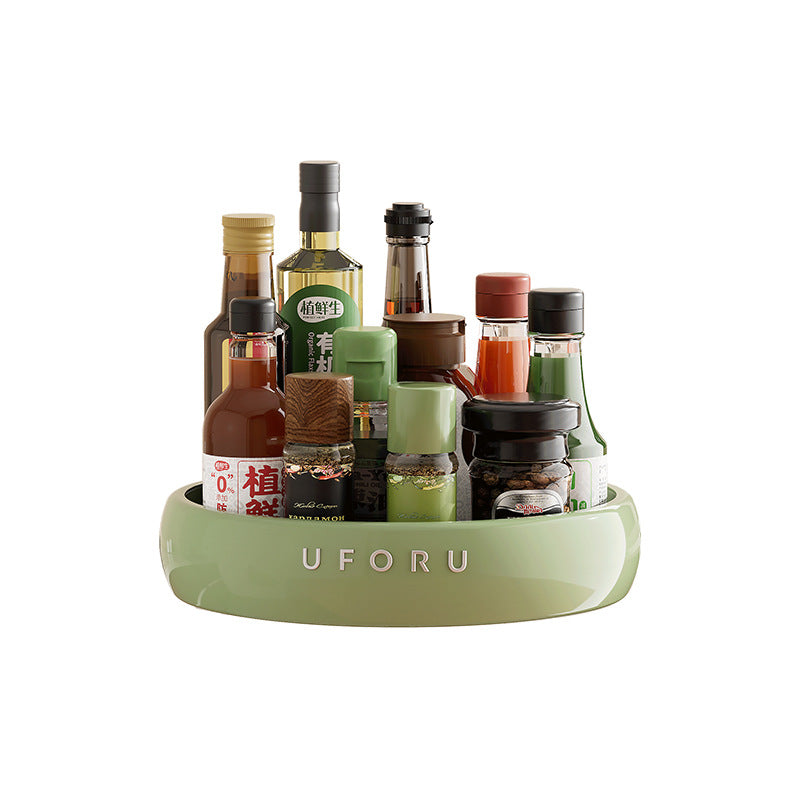 Drehbares Küchen-Gewürzregal – Rotierendes Aufbewahrungsregal für Öl, Salz, Sauce & Gewürze