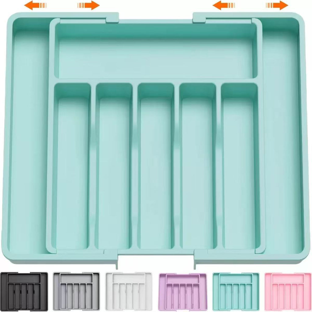 Ausziehbare Besteck-Aufbewahrungsbox – Schubladenorganizer für die Küche