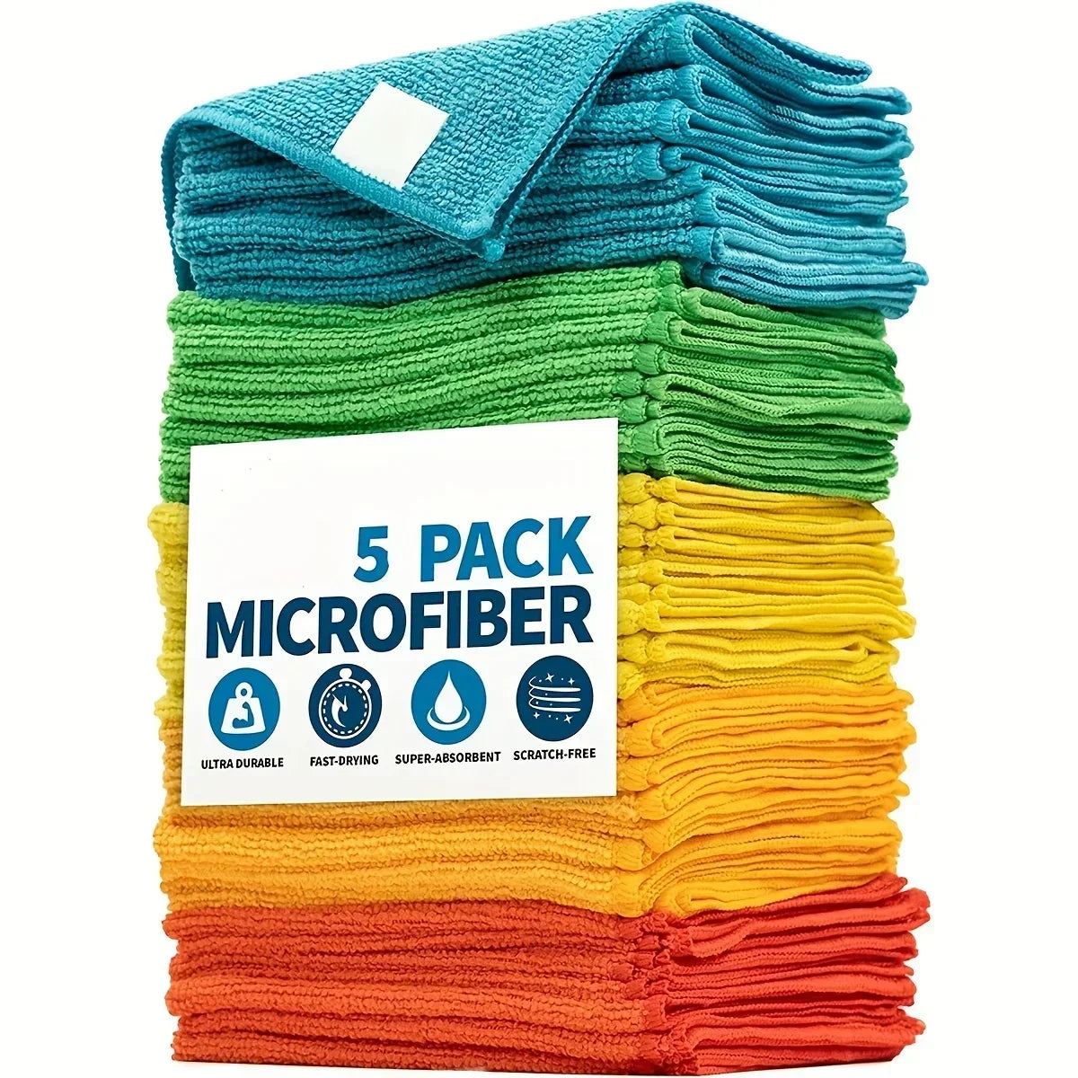 Mikrofaser Reinigungstücher – Saugstark für Küche & Bad