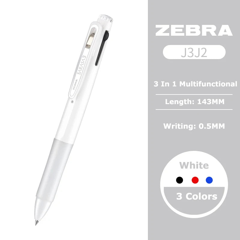 Zebra Sarasa 3-in-1 Gelstift – Japanischer Multifunktionsstift für Büro & Schule