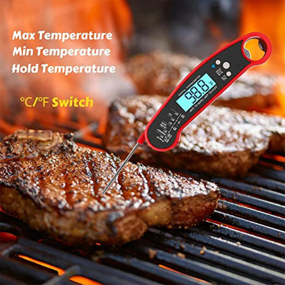 Digitales Fleischthermometer – Sofortanzeige Küchen- & BBQ-Thermometer