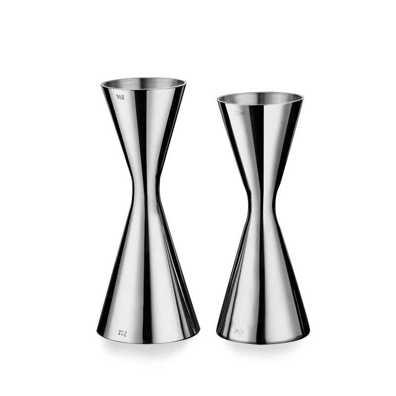 Edelstahl-Jigger & Cocktail-Messbecher – Doppelter Schnapsmesser für Bar & Küche
