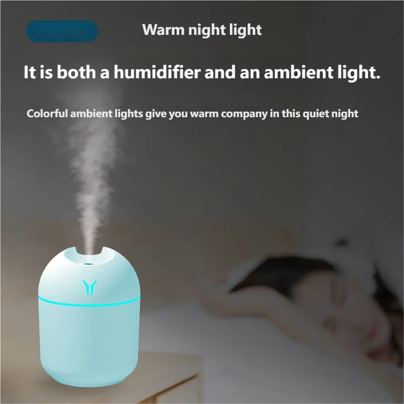 Mini USB Luftbefeuchter – Kompakter Aroma-Diffuser für Schreibtisch & Auto