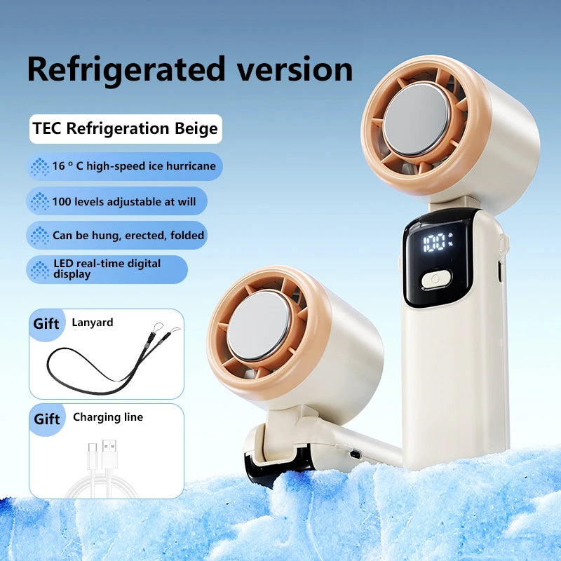 Lenovo Ice Cooling Fan – Tragbarer Turbo-Ventilator mit 100 Stufen