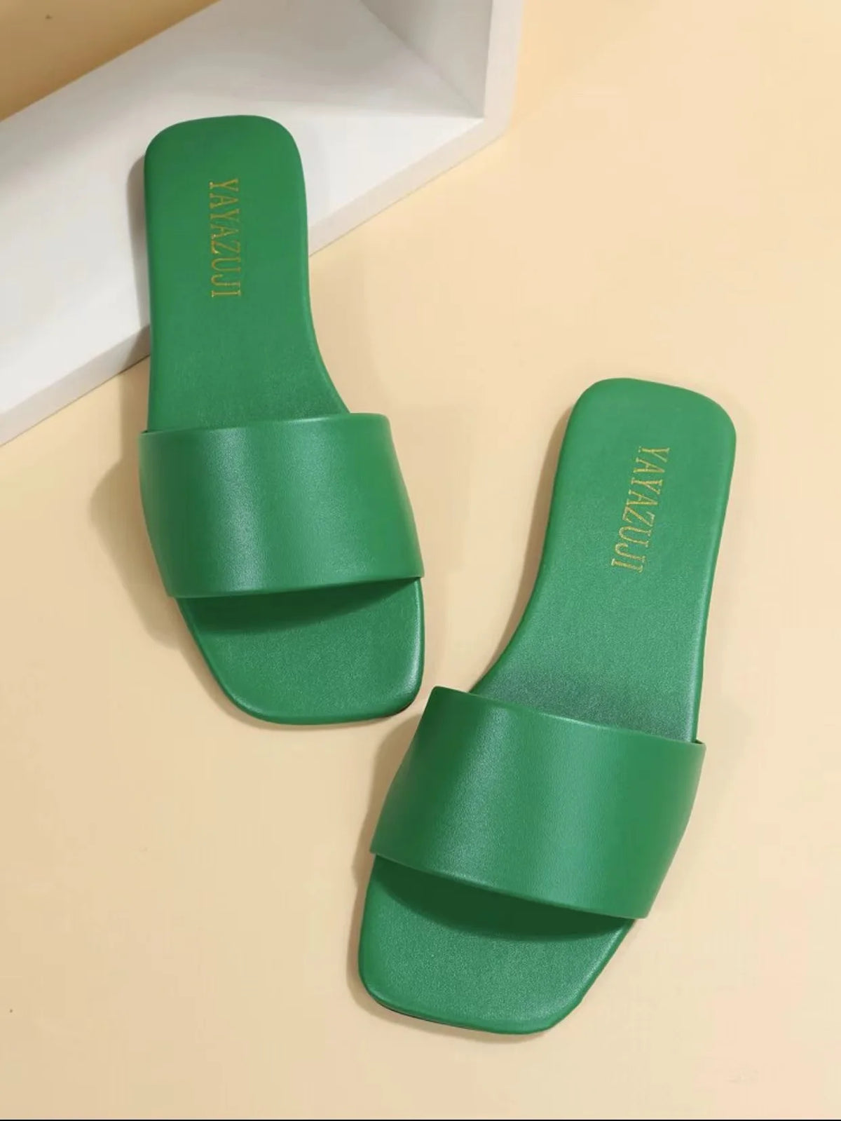 Damen Flachsandalen 2026 – Slip-On, Quadratische Zehenpartie | Strand & Alltag
