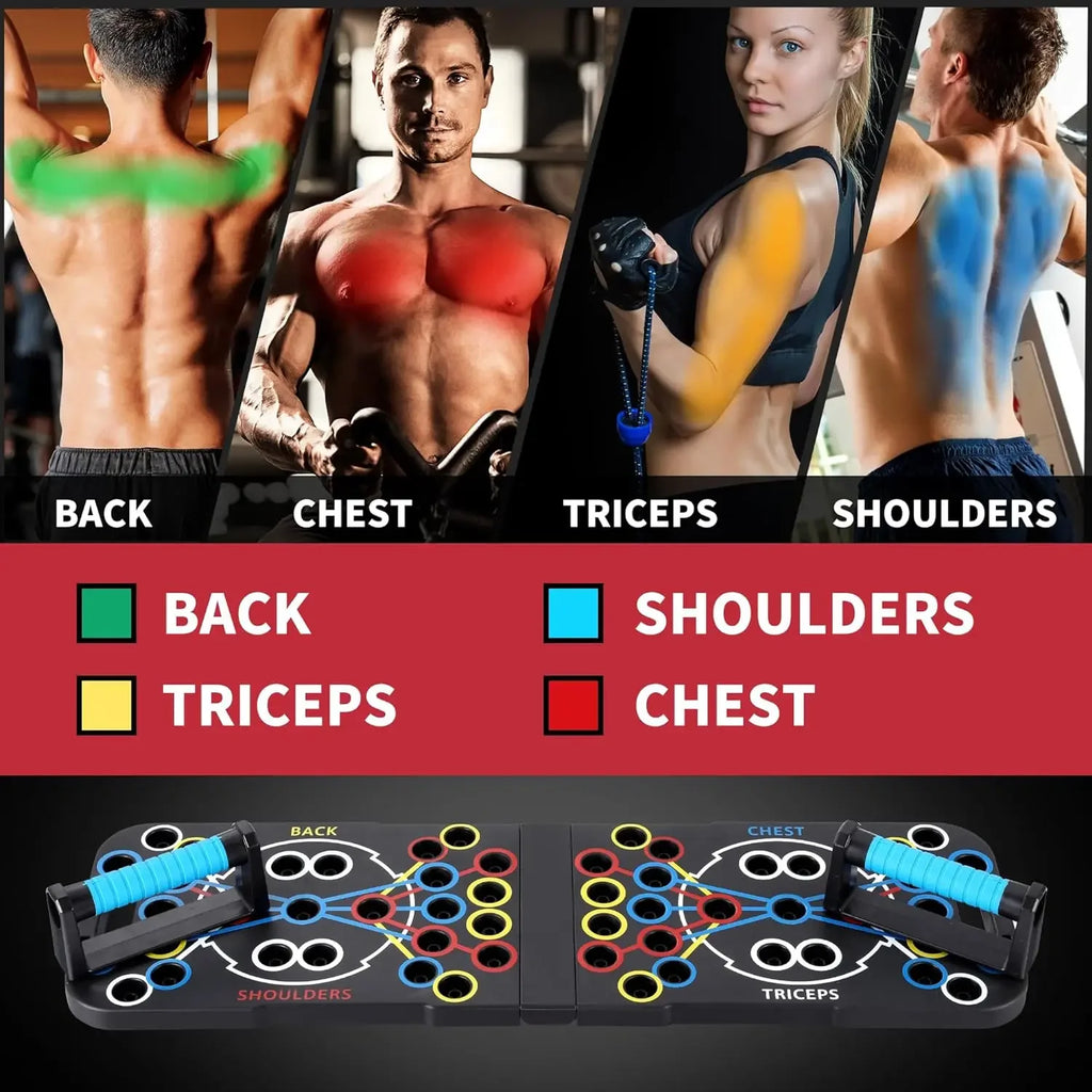 Multifunktionales Liegestütz-Brett – Training für Brust, Schultern & Bauch, für Damen & Herren