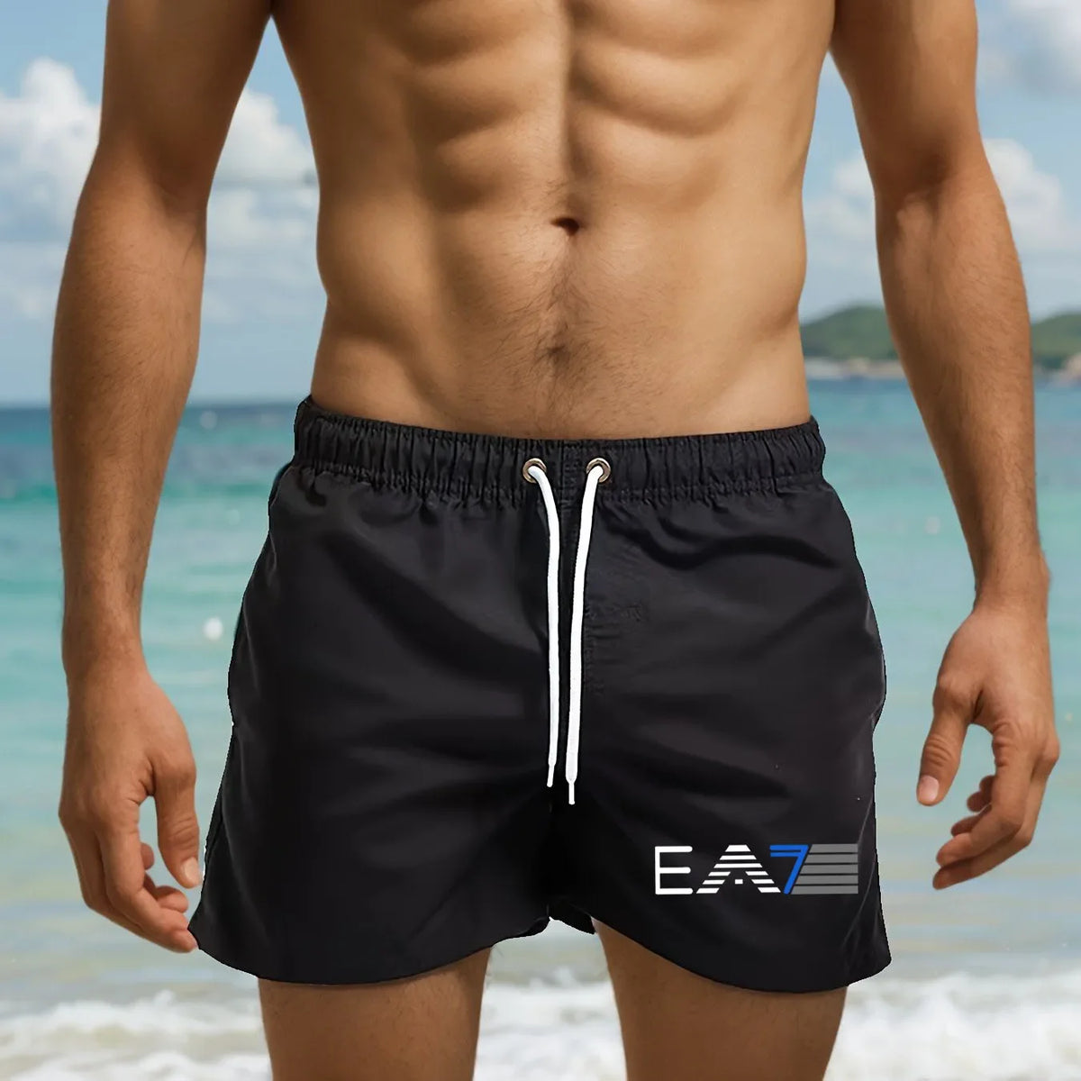 Herren Badeshorts – Leicht, Bedruckt & Schnelltrocknend