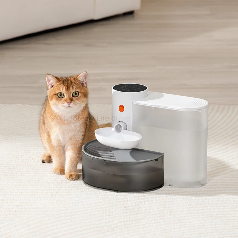 Automatischer Katzenwasserspender – 3L kabellos, 180 Tage Akku