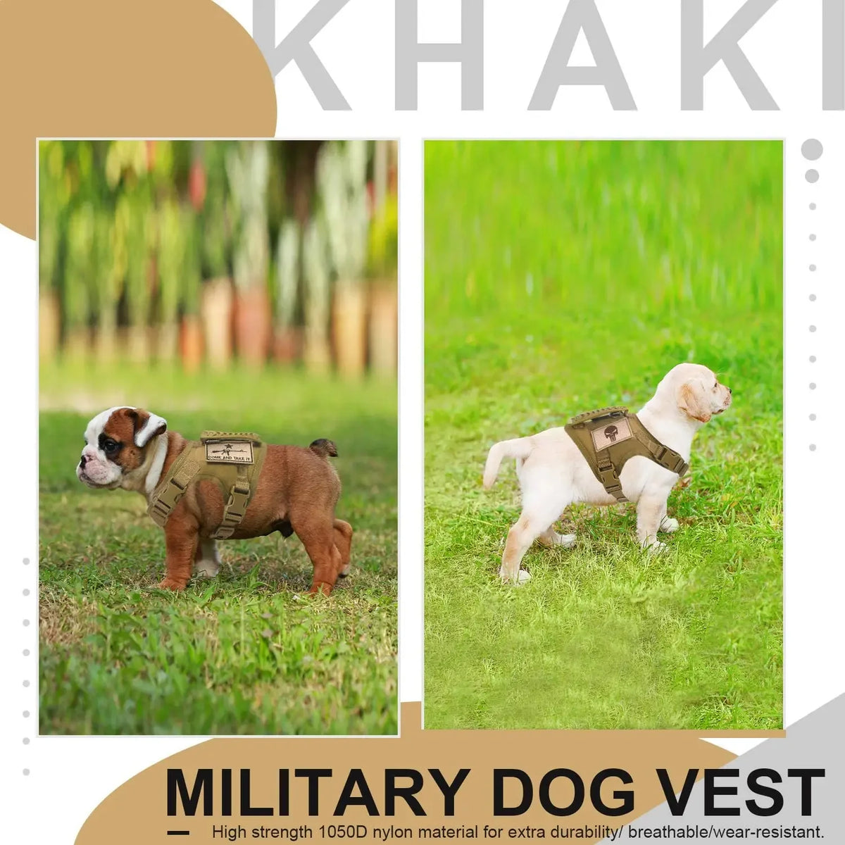 Taktik-Trainingsgeschirr für Katzen & Welpen – Verstellbares Militär-Brustgeschirr