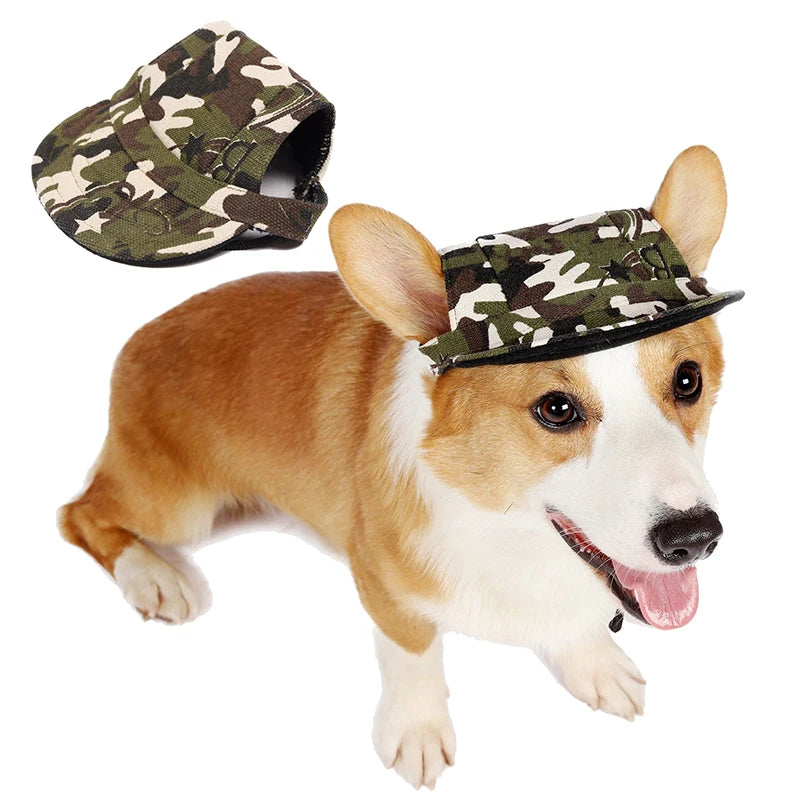 Hunde-Baseball-Cap – Sommer-Sonnenschutz-Mütze für kleine Hunde & Welpen