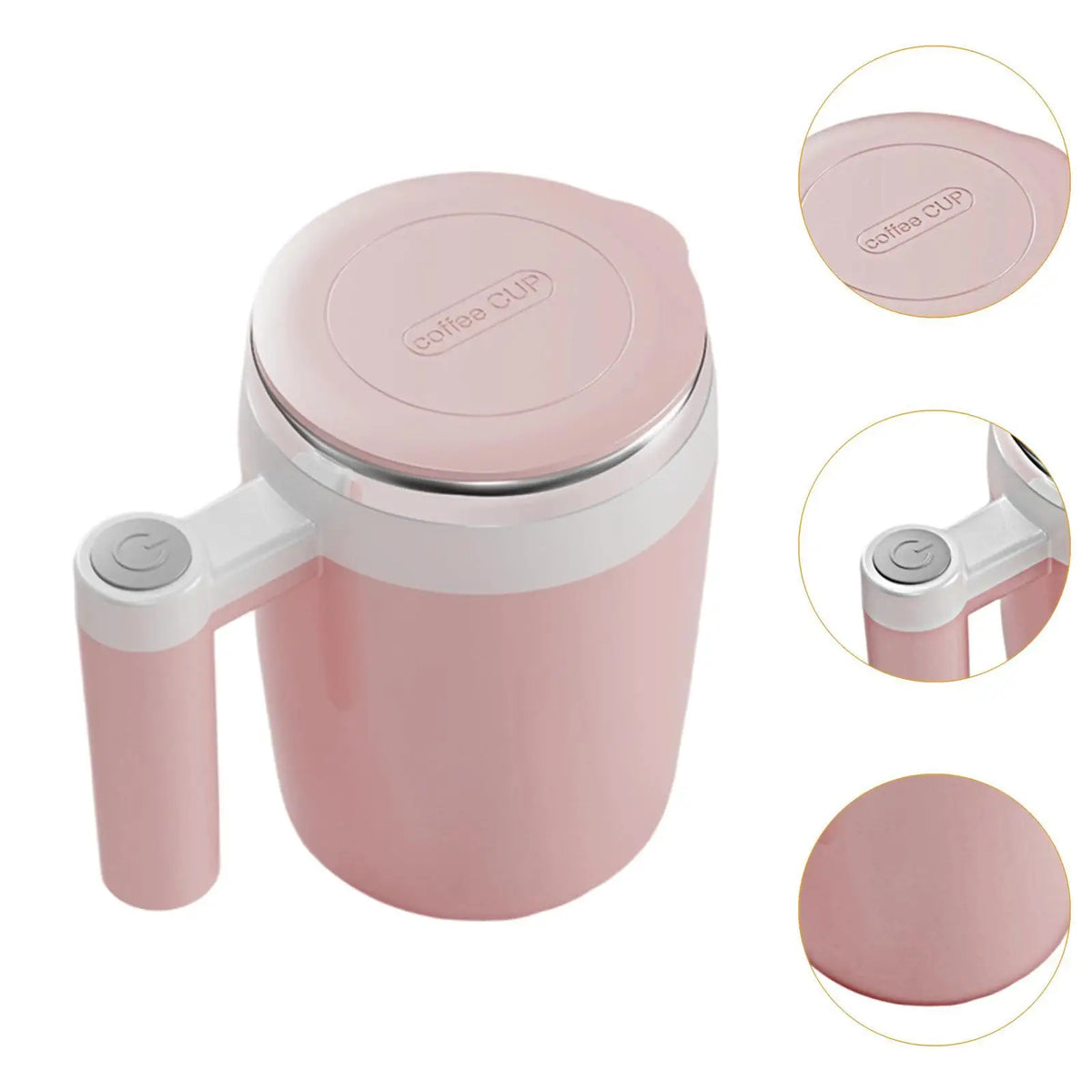 Selbstrührender Kaffeebecher 400ml – Elektrisch, USB-C, mit Deckel