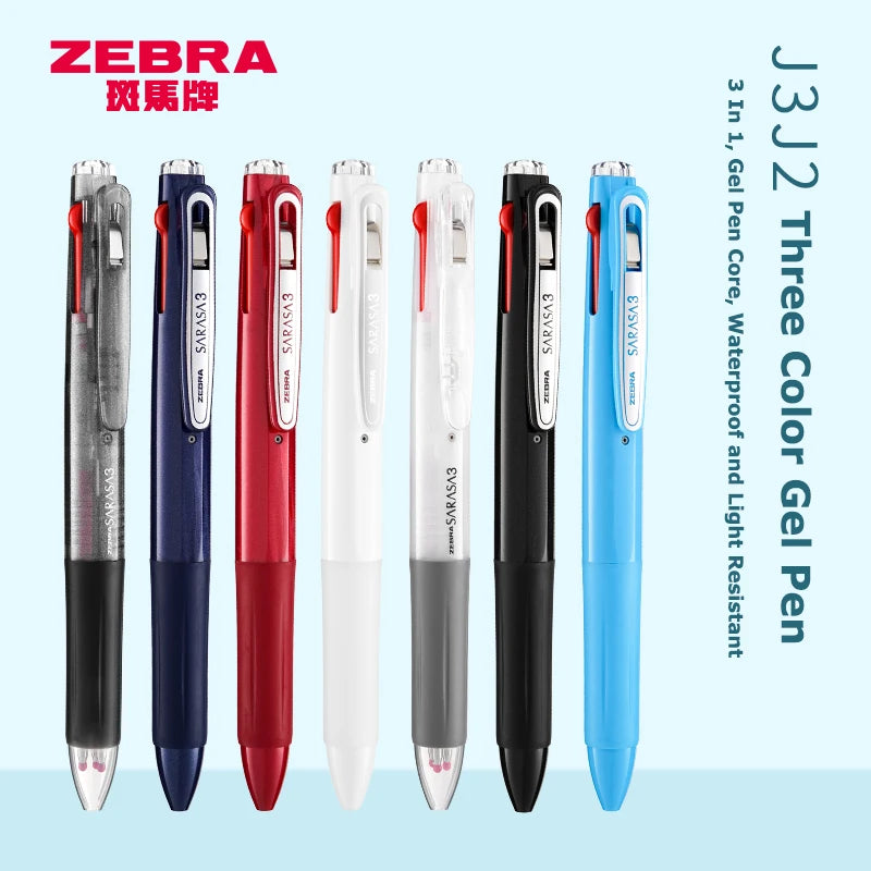 Zebra Sarasa 3-in-1 Gelstift – Japanischer Multifunktionsstift für Büro & Schule
