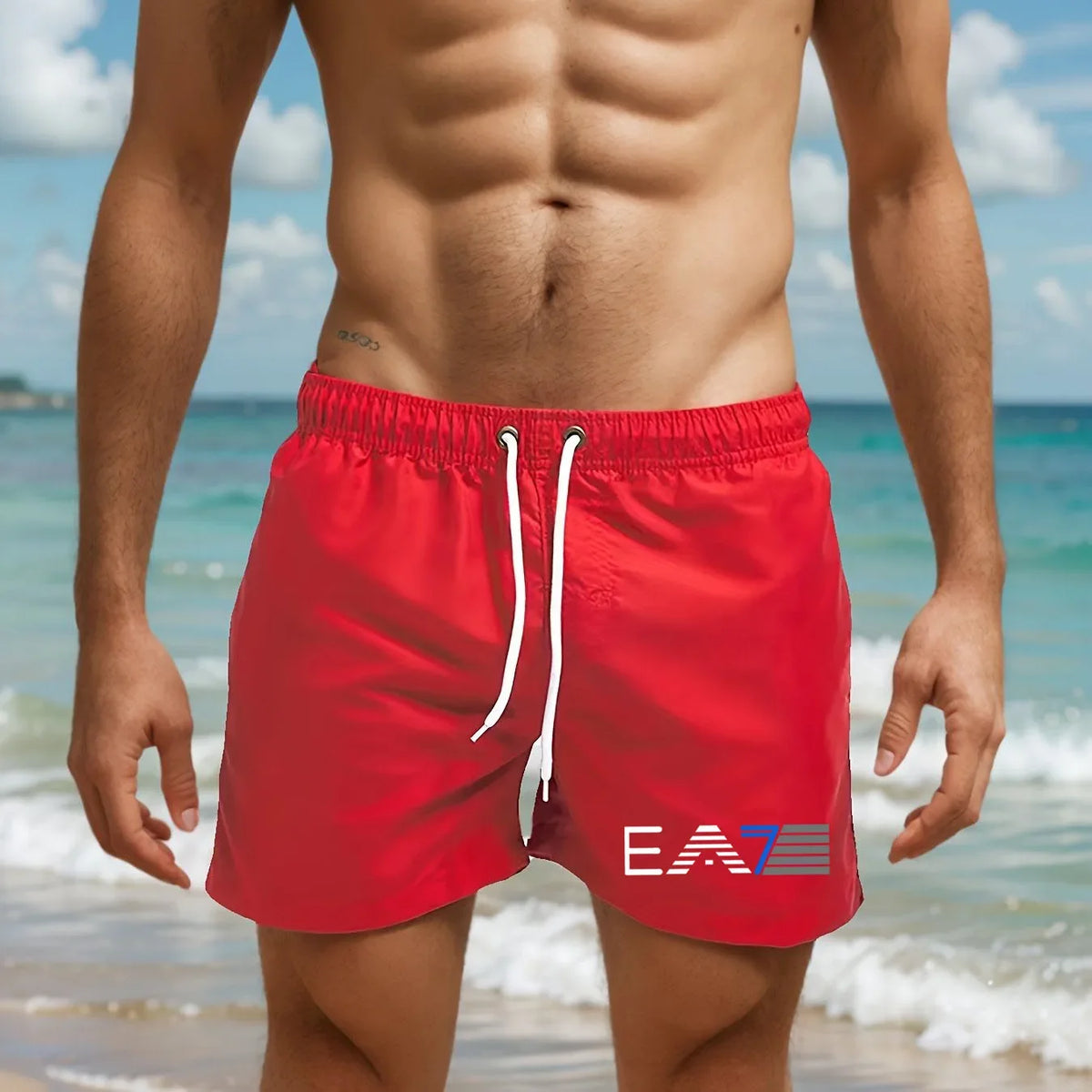 Herren Badeshorts – Leicht, Bedruckt & Schnelltrocknend