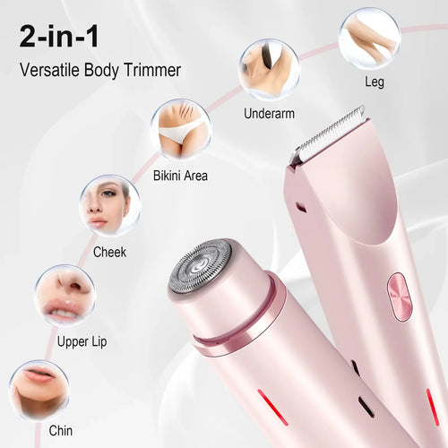 2-in-1 Damen Epilierer & Rasierer – Wasserdicht & Schmerzlos