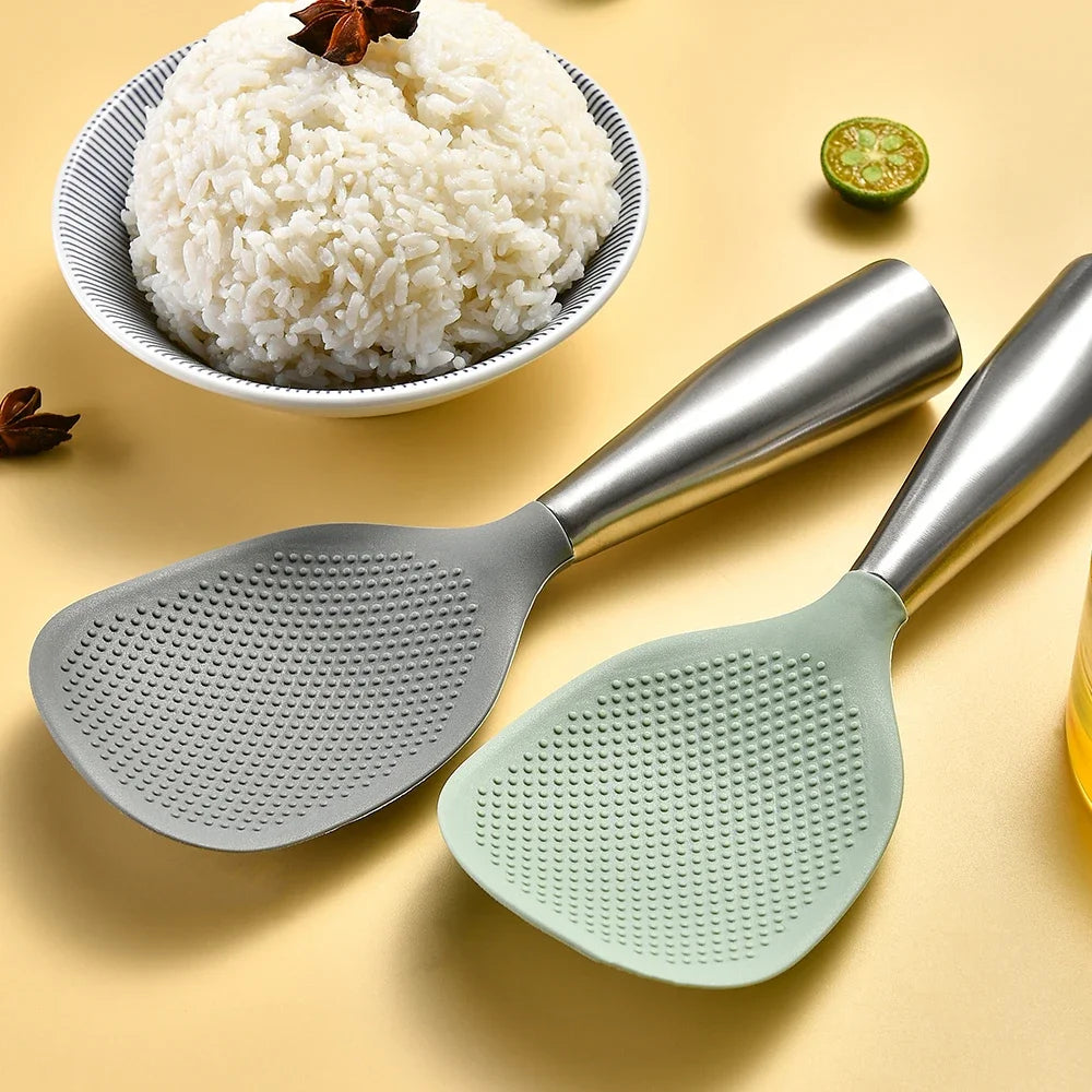 Silikon-Kochlöffel – Hitzebeständiger Antihaft-Löffel für Reis & Kochen
