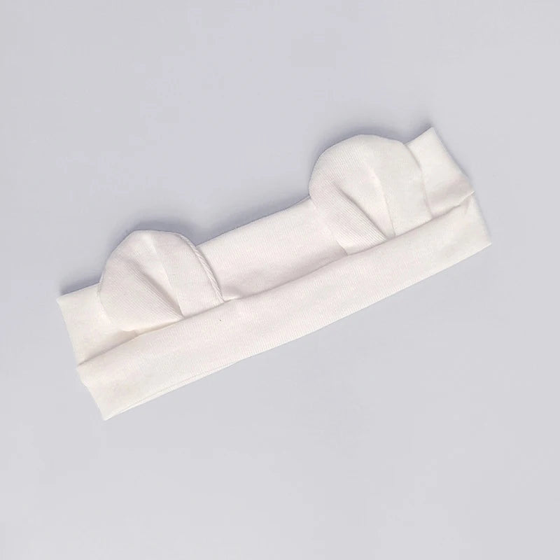 Baby Haarband mit Bärenohr – Elastisches Stirnband Unisex (2–24 Monate)