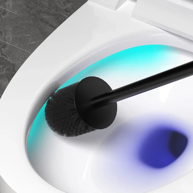 WC-Bürste aus Aluminium – Wandmontage ohne Bohren