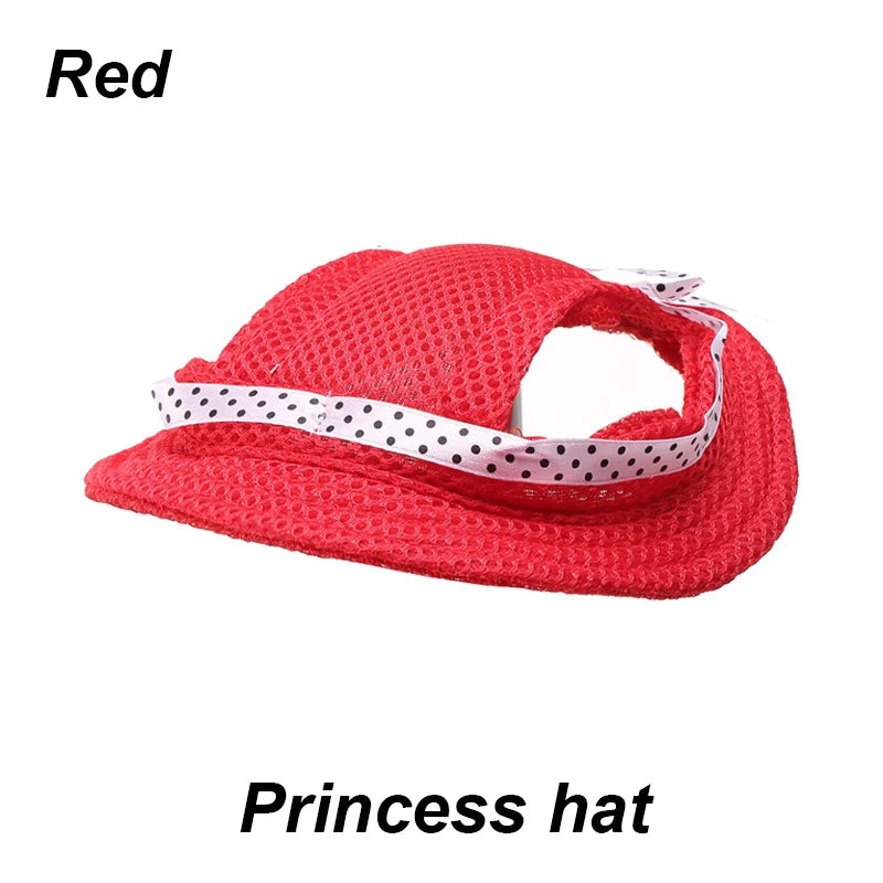 Hunde-Baseball-Cap – Sommer-Sonnenschutz-Mütze für kleine Hunde & Welpen