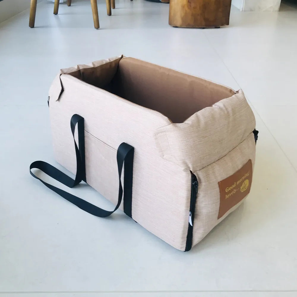 Hunde-Autositz & Transporttasche – Weiche Reisebox für kleine Hunde & Katzen