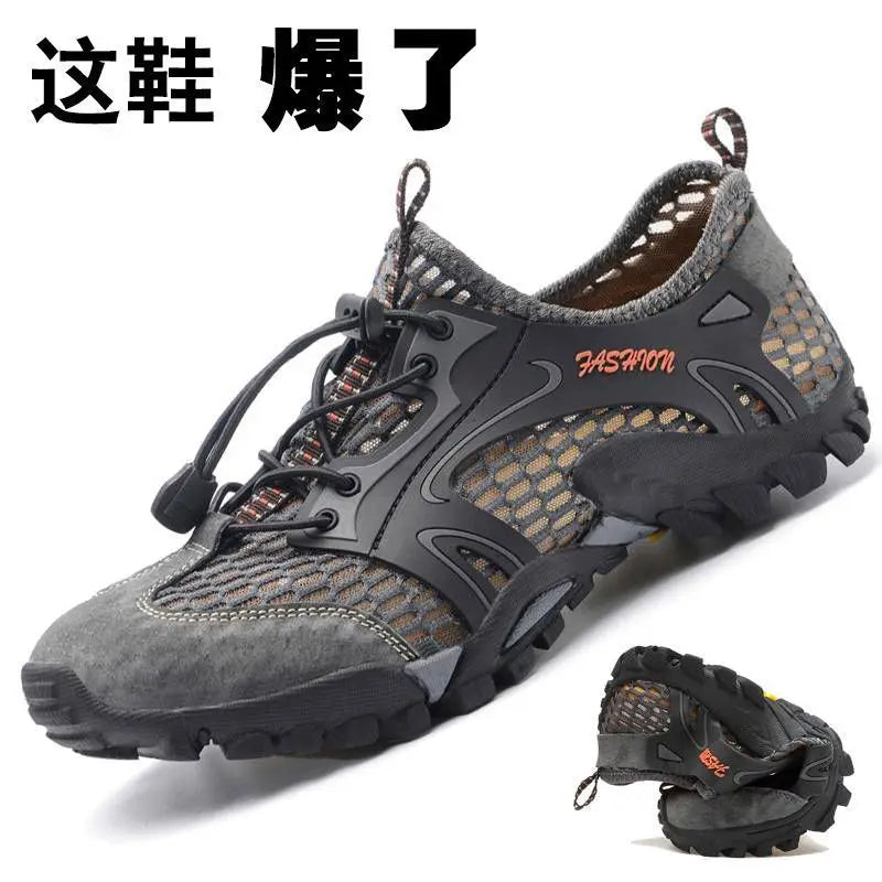 Herren Sommer Mesh Wanderschuhe – Leicht, atmungsaktiv, schnelltrocknend