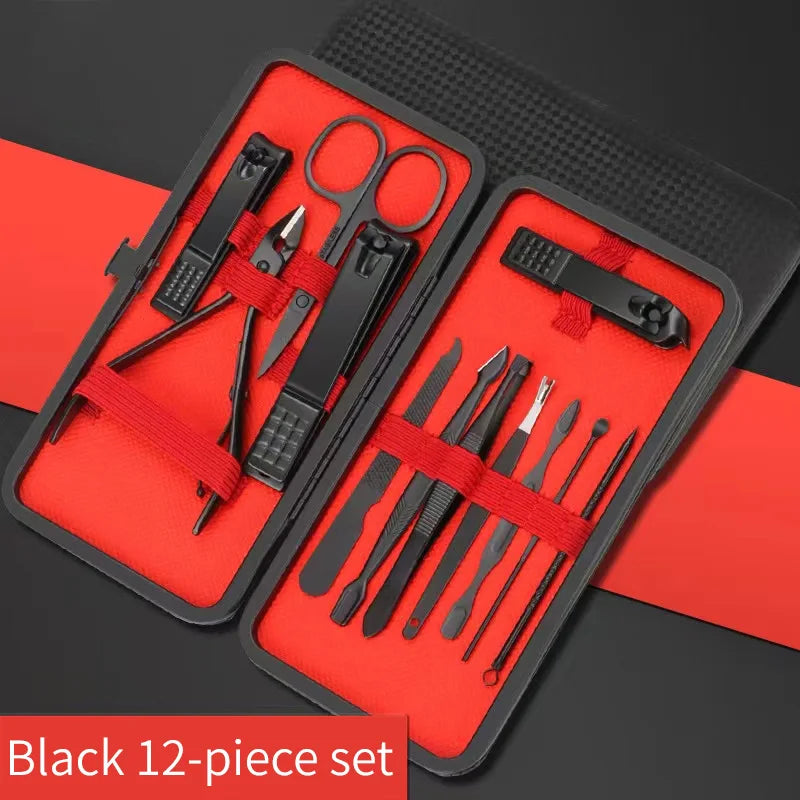 Nagelknipser Set – Maniküre & Pediküre Werkzeug-Set aus Edelstahl, 4–24 teilig