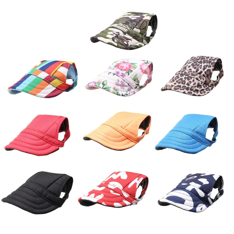 Hunde-Baseball-Cap – Sommer-Sonnenschutz-Mütze für kleine Hunde & Welpen