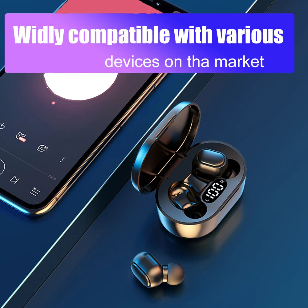 E7S TWS Bluetooth Kopfhörer – Kabellos, Wasserdicht mit Mikrofon
