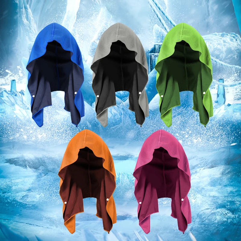 Cooling Hoodie Handtuch - Kühlendes Handtuch mit Kapuze