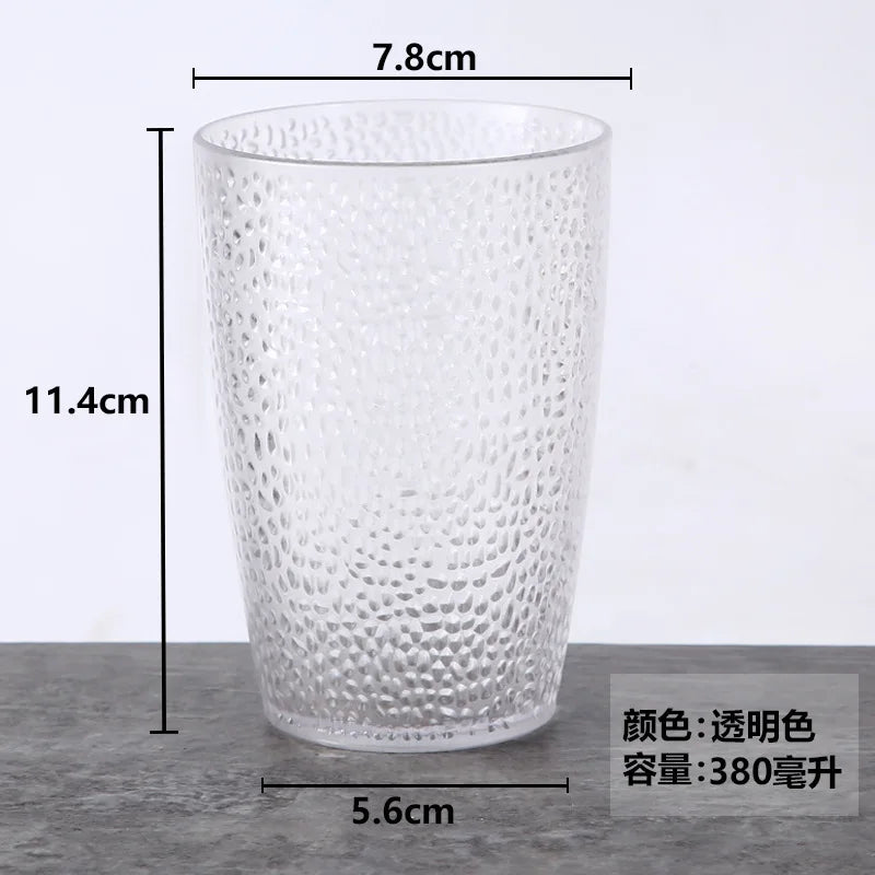 Gefrosteter Kunststoffbecher – Bruchsicher & Hitzeresistent | 220ml / 290ml / 380ml