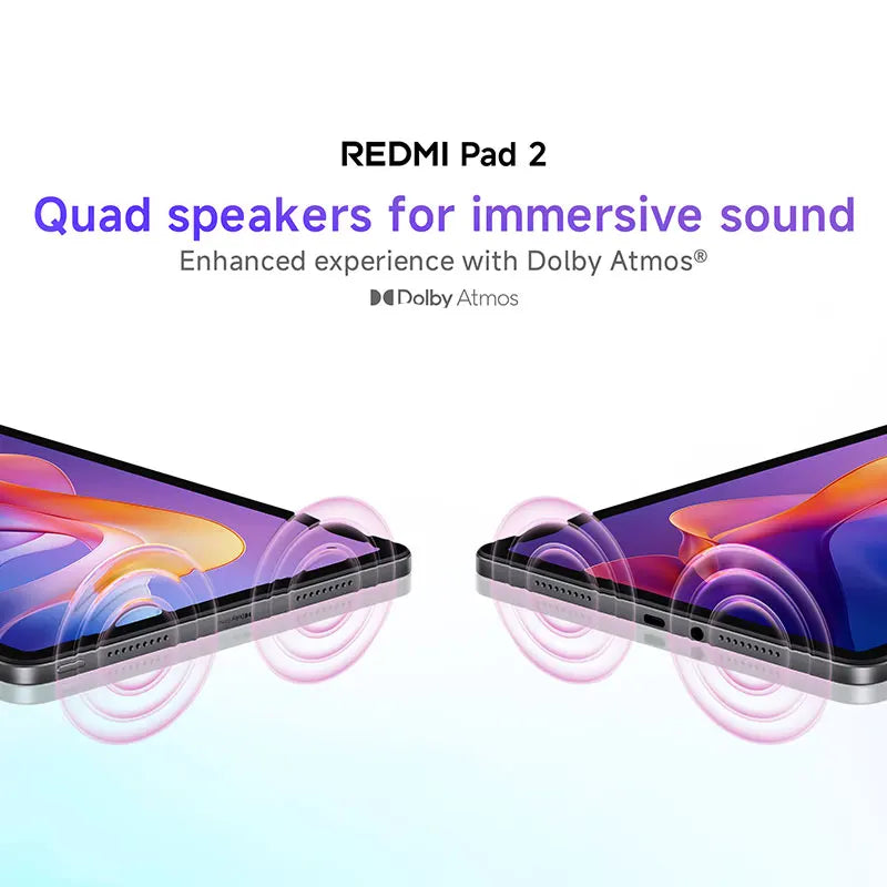 Xiaomi Redmi Pad 2 Global – 11" 2,5K 90Hz, MediaTek Helio G100-Ultra, 8GB/256GB, 9000mAh, HyperOS 2