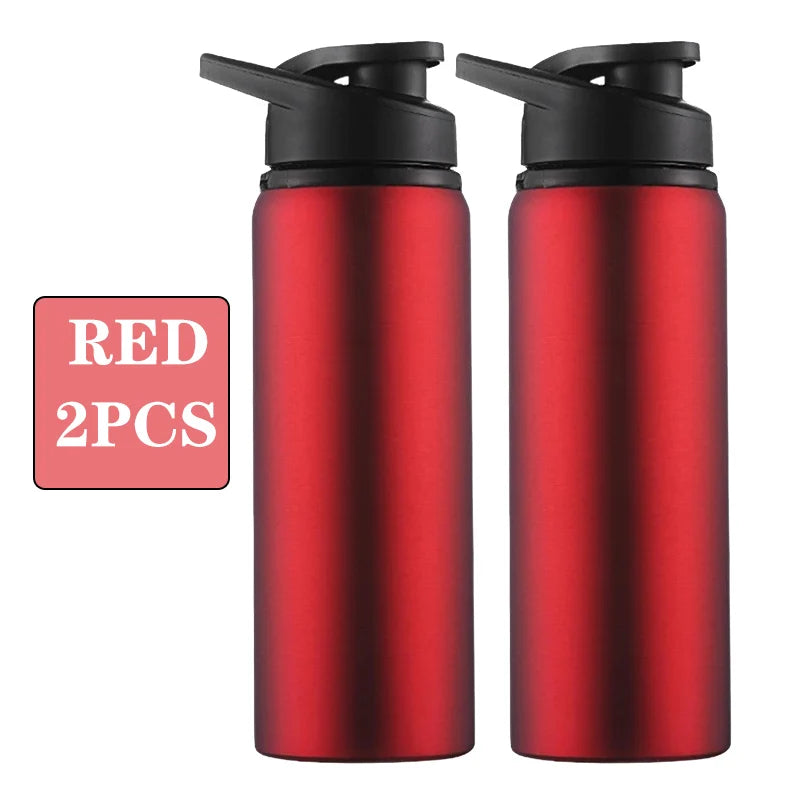 Aluminium-Trinkflasche 600 ml – Auslaufsichere Sportflasche für Outdoor & Reise