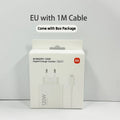 Xiaomi Original 120W HyperCharge Ladegerät – EU/US, 6A USB-C Kabel, für Xiaomi, Redmi, Poco & Black Shark