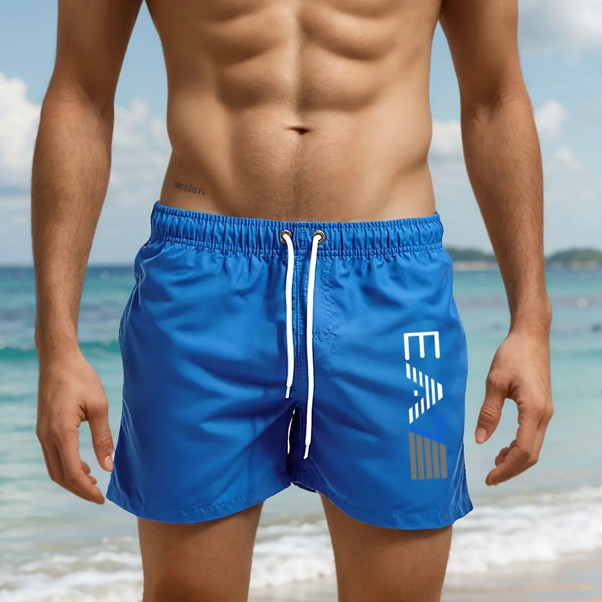 Herren Badeshorts – Leicht, Bedruckt & Schnelltrocknend