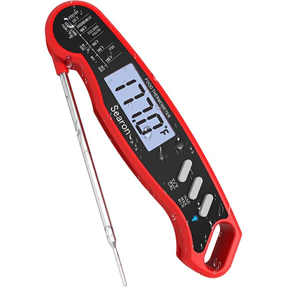 Digitales Fleischthermometer – Sofortanzeige Küchen- & BBQ-Thermometer
