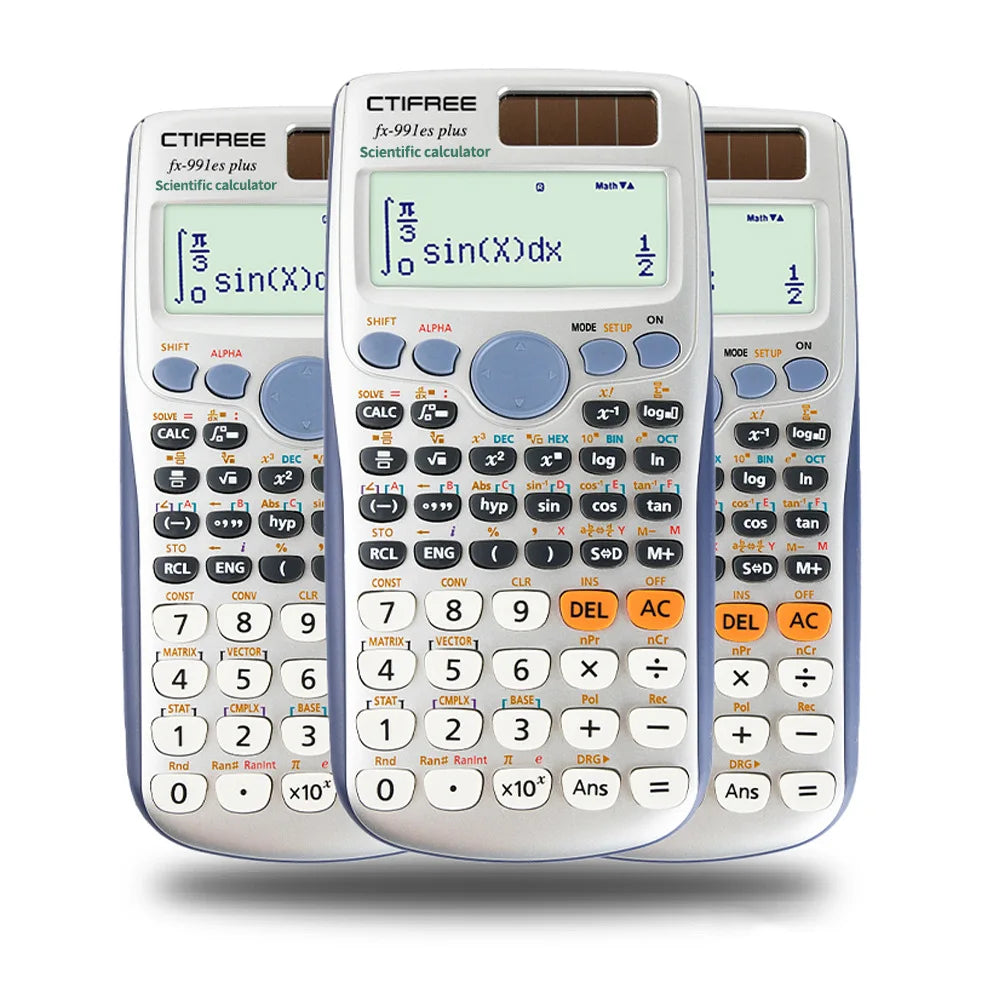 Casio fx-991ES PLUS – Wissenschaftlicher Taschenrechner mit 417 Funktionen für Schule & Studium