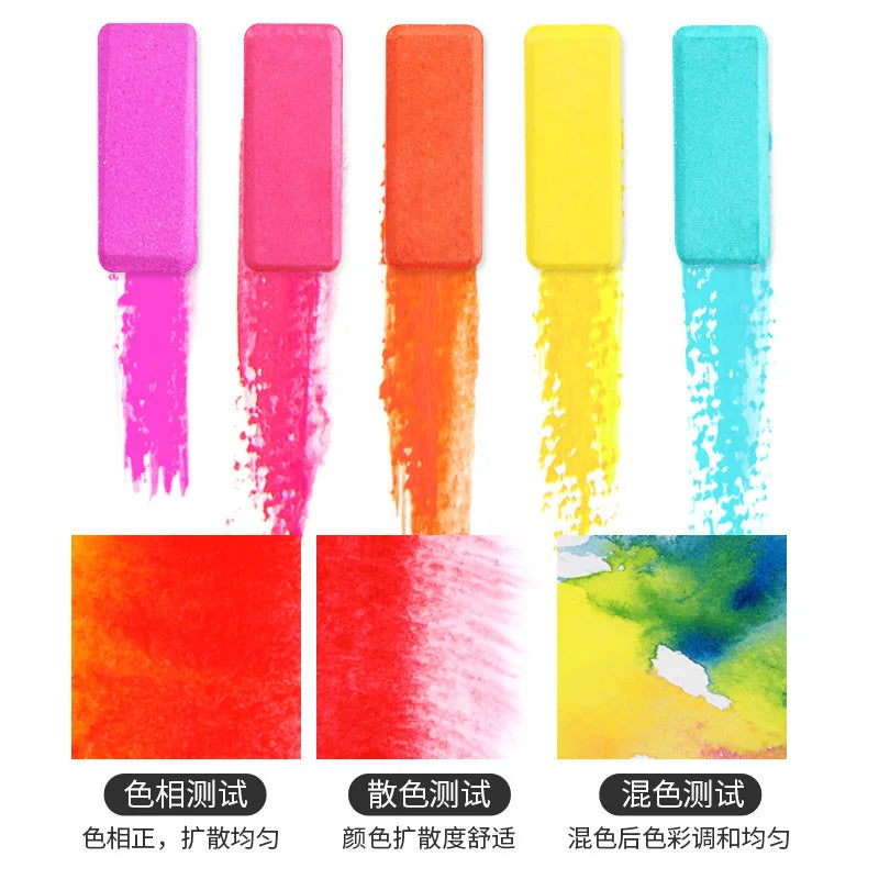 Professionelles Aquarell-Malset – 24/36/48 Farben, Reise-Set für Künstler & Kinder