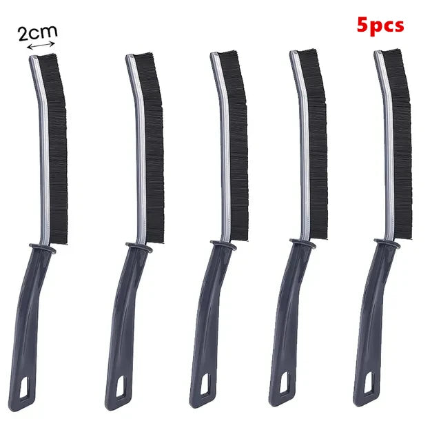 Fugenbürste für Fliesen, Fenster & Küche – Steife Nylonborsten (1er, 3er, 5er Set)