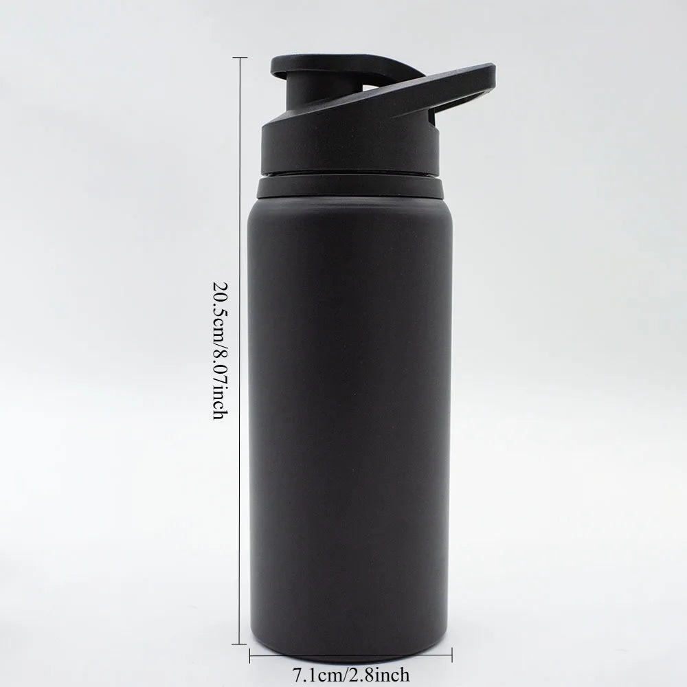 Aluminium-Trinkflasche 600 ml – Auslaufsichere Sportflasche für Outdoor & Reise