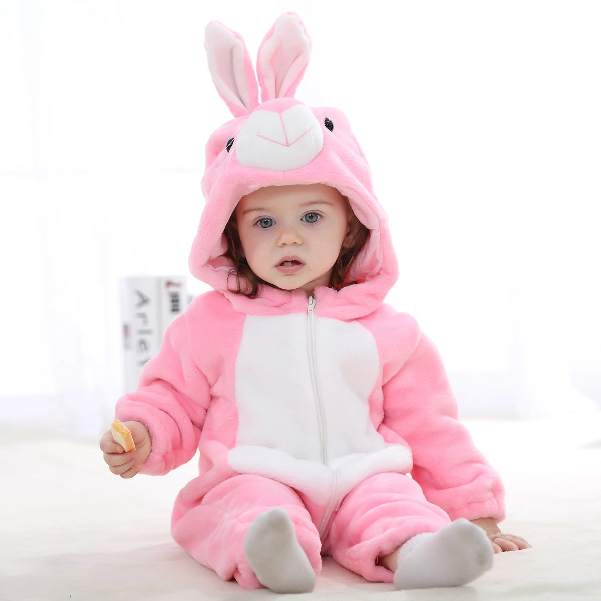 Baby Tier-Jumpsuit Strampler – Cosplay Kostüm für Kleinkinder, Flanell, Unisex (2–36 Monate)